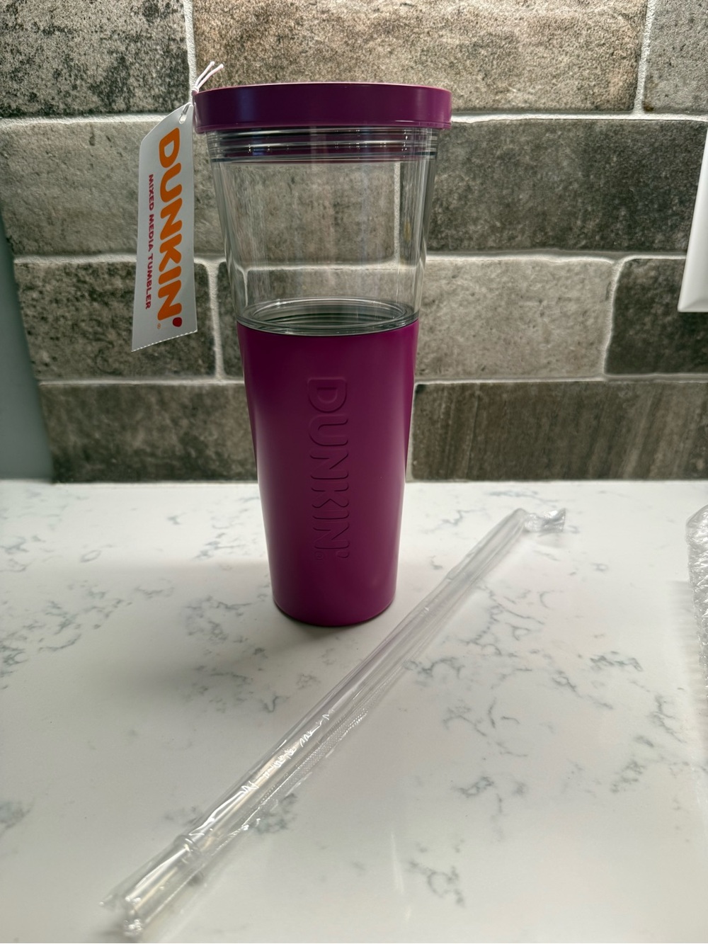 NEW Dunkin Donuts 28oz Mixed Media Tumbler